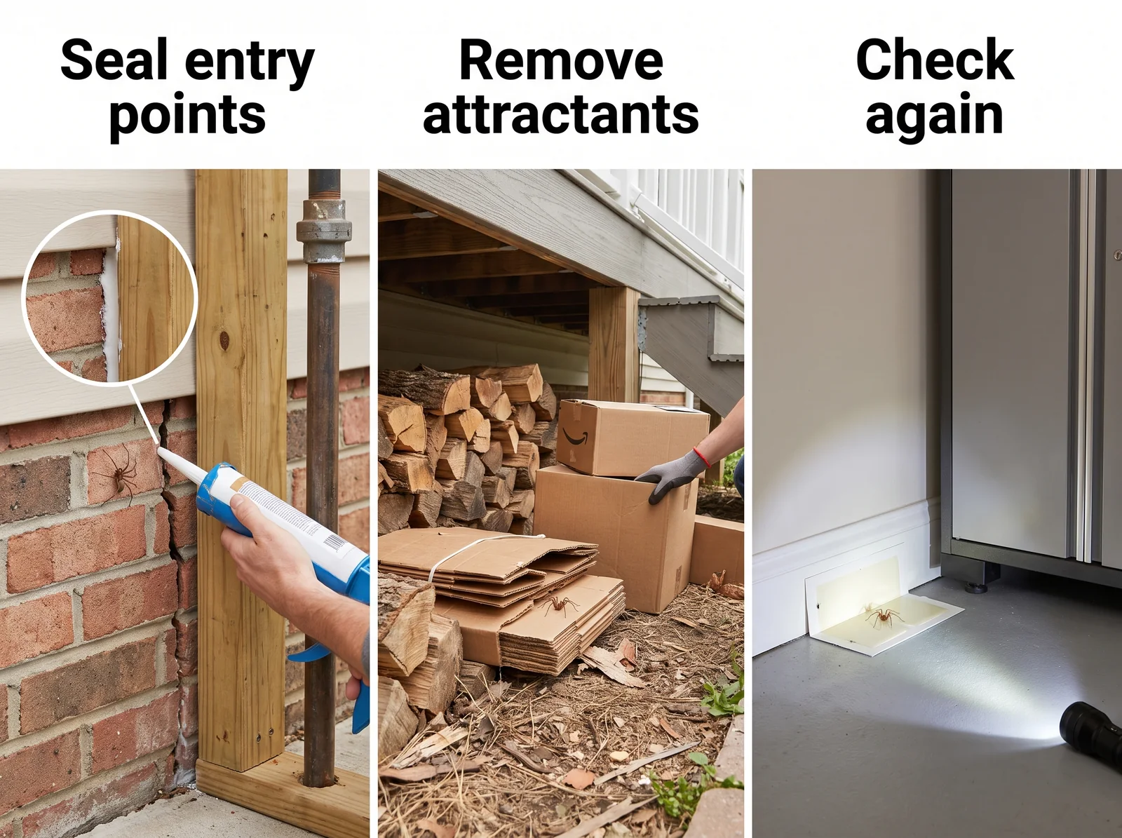 Brown Recluse — prevention and entry points